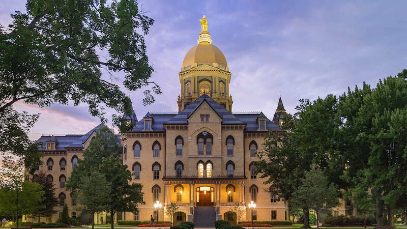 Golden Dome at dusk in the summer